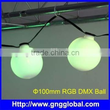 100mm rgb Christmas led ball light outdoor 360 degree led ball lighting