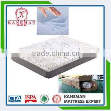 10" cool gel memory foam mattress in a box