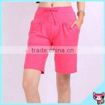 Pure pink women sport shorts