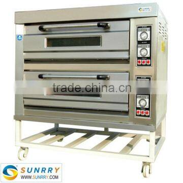 Guangzhou 2015 New Professional 2 Decks 6 Trays Commercial Electric Cake Baking Oven for Pizza Used photo-2
