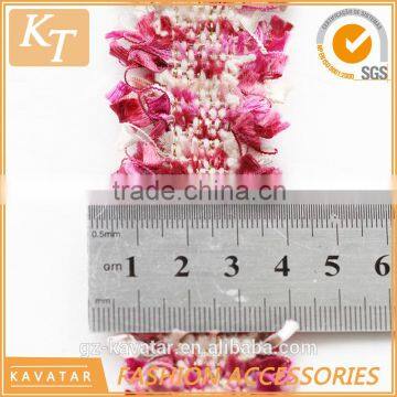 Adorable Style Pink Color Lace Trim for Young Lady Dress photo-3