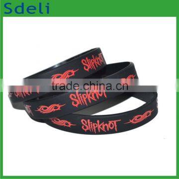 Cheap high quality custom silicone printed wristband