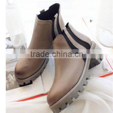 Gray multiful school students color woman ankle military special forces boots