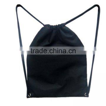Promotional Customed Simple Black Cotton Pouches for Wholesaler photo-3