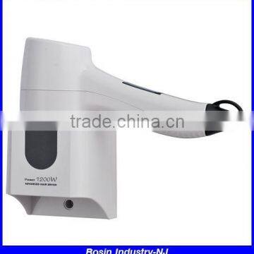 2015 Bathroom hair dryer, Plastic Wall Mounted Hair Dryer