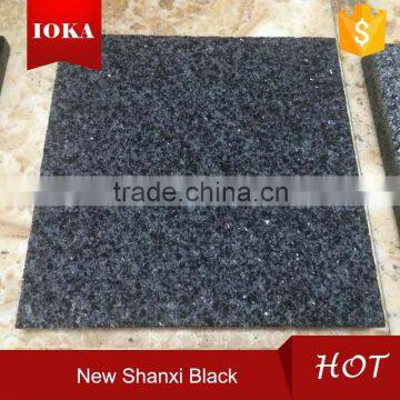 New Shanxi Black,Polished Black Granite Tiles