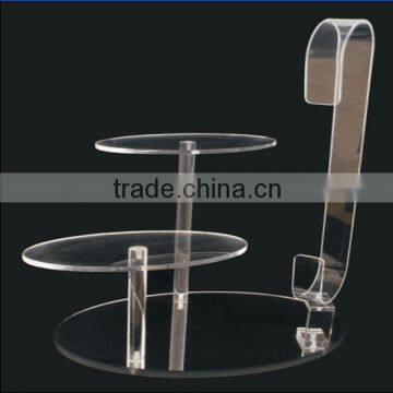 round acrylic shoe display, shoe form,shoe display