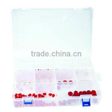 Jewelry plastic bead box Bead Orangeizers with Adjustable Compartments