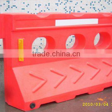 RSG high quality colorful road rubber water barrier/safety barrier