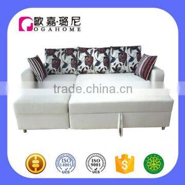 S1989 storage foldable sofa bedroom space saving furniture