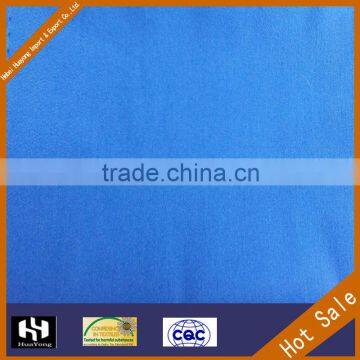 hebei factory cheap price 100 polyester woven dyed shirt fabric