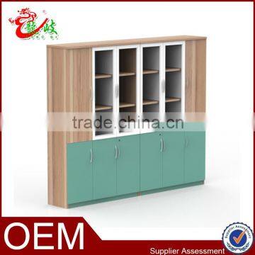 2016 Wooden Used Office Furniture Filing Cabinet 3 Door Bookshelf M1681A photo-2