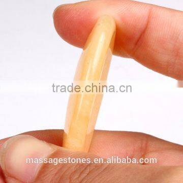 45*35*7mm orange worry stone crafts made out of Orange Calcite