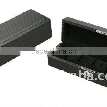 6 Wide Slot Carbon Fiber Watch Box