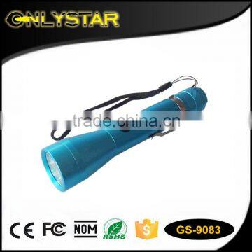 Onlystar GS-9083 aluminum alloy 3 modes AAA battery poweful led flashlights 1w                        
                                                                                Supplier's Choice