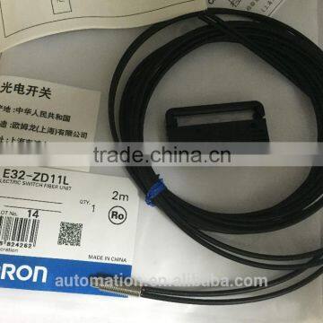 Omron Fiber Amplifier Units E3X-NA11 2M NPN Output With Fiber Sensor E32-ZD11L photo-2