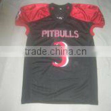 Red And Black American Football Jersey