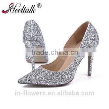 High quality OEM ODM Shiny wholesale luxury party shoes for womens