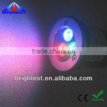 RGB Color change LED Underground Light 3W