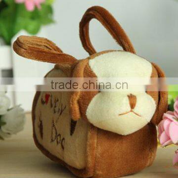 Plush Animal shape money handbag