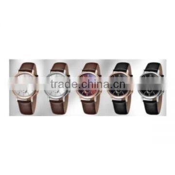 Black Three Eyes Six Hands Calendar 3atm-water-resistant-stainless-steel-watch-case