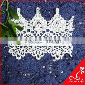 2014 cheerslife fashion polyester lace dress material