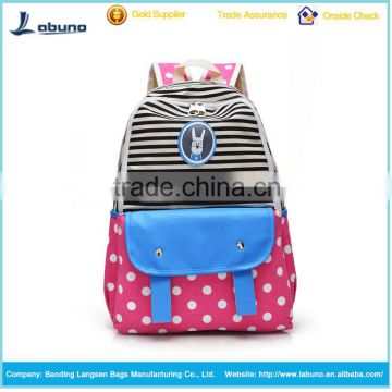 New style canvas backpack for childern