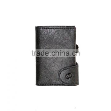 Beauty cheap credit card holder&ATM cardholder aluminum blackwood