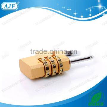 AJF High Quality and Top Security 3 Dials Aluminium Material Password Lock, Gym Locker Lock