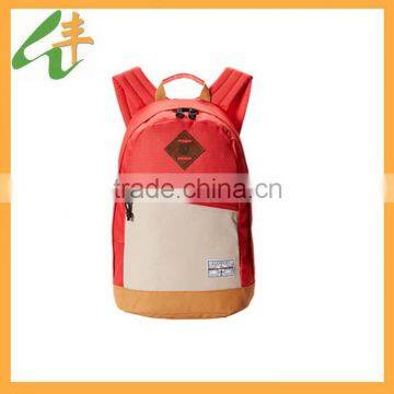 Different patterns cavas hign school backpack wholesale