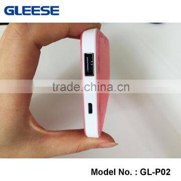 GLEESE 6000mAh Portable Power Bank With Lighting Polymer Battery Companies Looking for Distributors photo-5