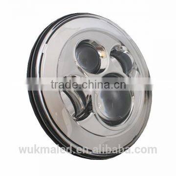 7" LED Projector Head Light Black for Harley Davidson 2012-2013 FLD / 1994-2013 Touring & Softail Models photo-3