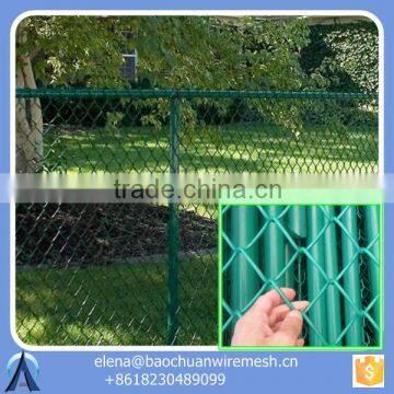 Economic and durable chain link fence