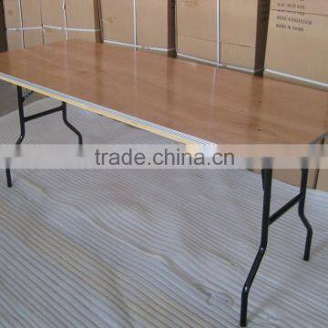 China Wholesale Rectangular Plywood Folding Table