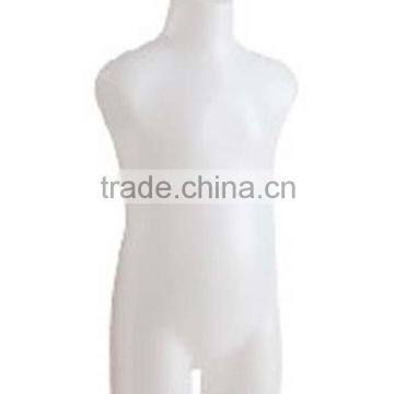 Children plastic half body hanging display baby mannequins