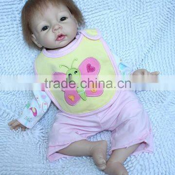 Soft silicone vinyl doll 22 inch vinyl doll manufacturer