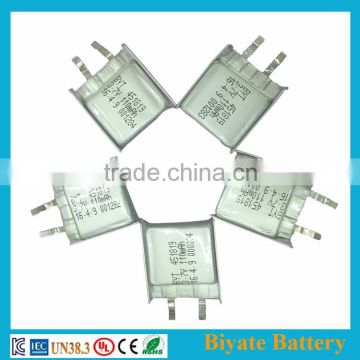 3.7v 110mah lithium ion rechargeable battery cells for smart device