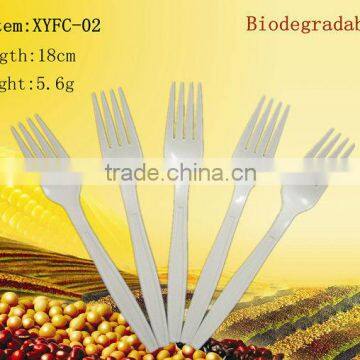 7 inch biodegradable disposable heavy weight forks:XYFC-02