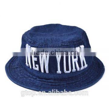 Fashion Embroidery Bucket Hat Boonie Outdoor Cap