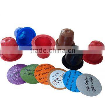 High Quality Empty Coffee Capsule Compatible Nespresso with printing logo                        
                                                Quality Choice