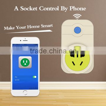 iOS Android phone Free App control Smart wifi switched socket