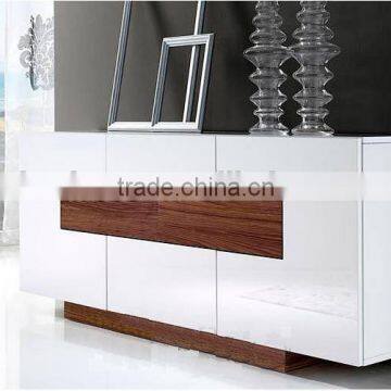 High gloss modern dining sideboard