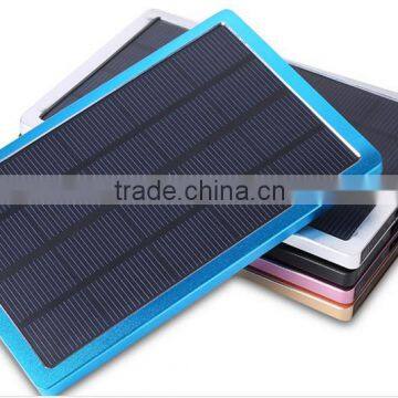 2015 Newest 10000mah Capacity Solar Power Bank