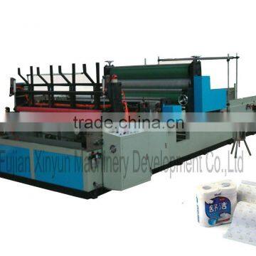 hot sell roll tissue hand towel printed machine high speed converting paper kitchen roll machine manufacturer