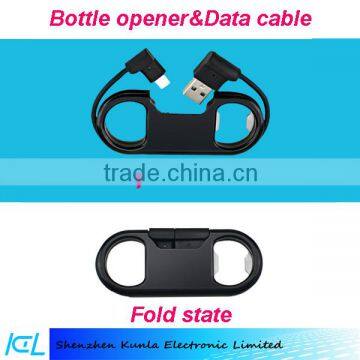 Wholesale Keychain USB Data Sync Cable With Bottle Opener for iphone 6/6S