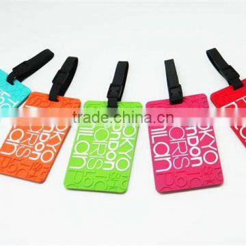 Custom Made Soft PVC Luggage Tag With Name Label/ Silicone Soft Pvc Luggage Tag photo-2