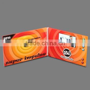 lcd screen invitation cards with slot