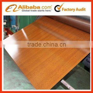 Superior PPGI Pre-painted Galvanized Steel Wooden Pattern