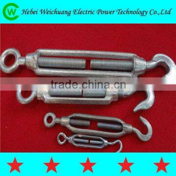 High Quality U.S. Type Drop Forged Galvanized Turnbuckle Hook and Eye Line Hardware photo-5