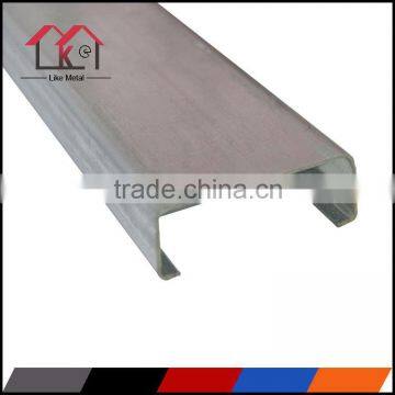 2016 hot sell Galvanized Steel C Channel For Suspended Ceiling Profile